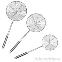 Classic Cuisine 82-KIT1045 Skimmer Ladle Set  small  medium and large  Stainless Steel - B078YPD6X1
